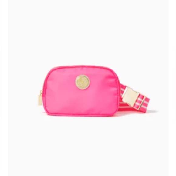 Lilly PulitzerJeanie Crossbody Belt Bag with Gold Logo - Picture 1 of 2